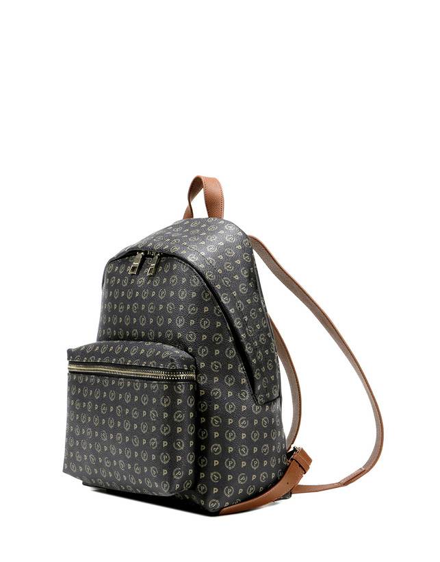 Pollini Zaino Heritage Logo Classic Nero/marrone Sconto