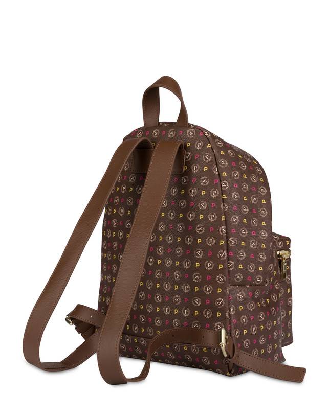 Pollini Zaino Heritage Logo Classic Multicolor/marrone Economico