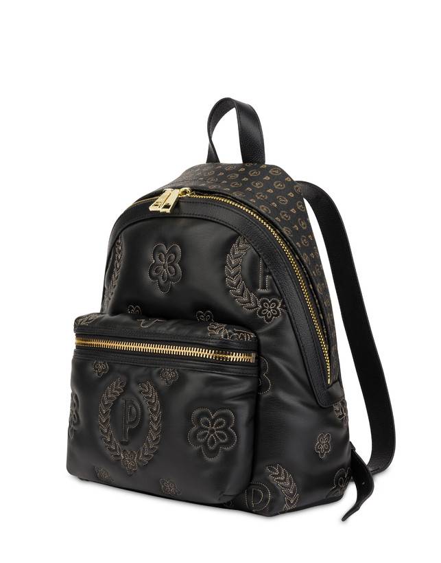 Pollini Zaino Puffy Heritage Nero/nero/nero Vendita Calda