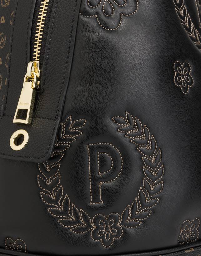 Pollini Zaino Puffy Heritage Nero/nero/nero Vendita Economica