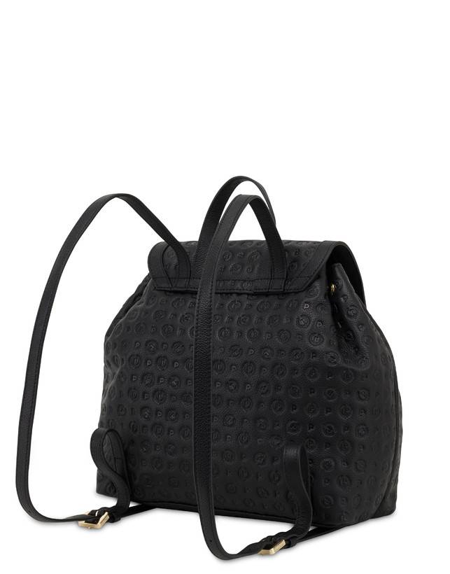 Pollini Zaino Heritage Logo Embossed Nero I Più Venduti
