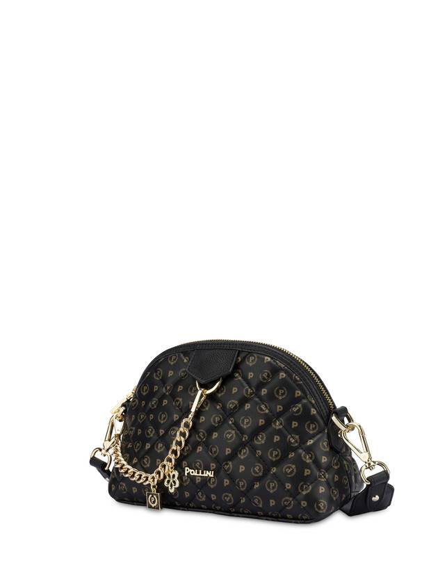 Pollini Borsa A Tracolla Heritage Matelassé Nero/nero Nuova