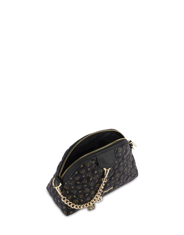Pollini Borsa A Tracolla Heritage Matelassé Nero/nero Nuova
