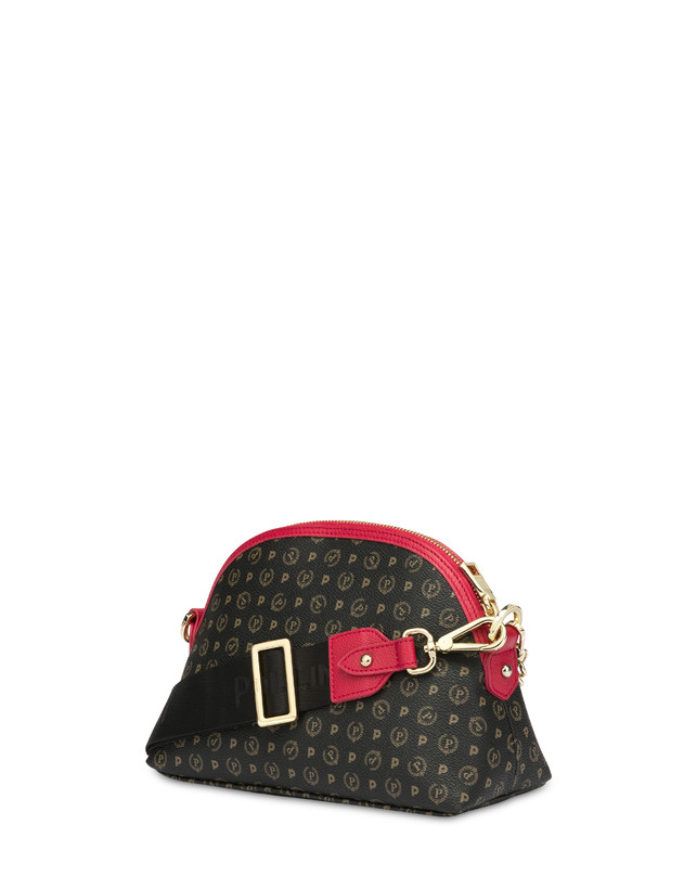 Pollini Borsa A Tracolla Heritage Logo Classic Nero/lacca Moda