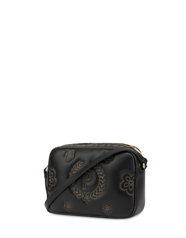 Pollini Borsa A Tracolla Puffy Heritage Nero/nero/nero 2025