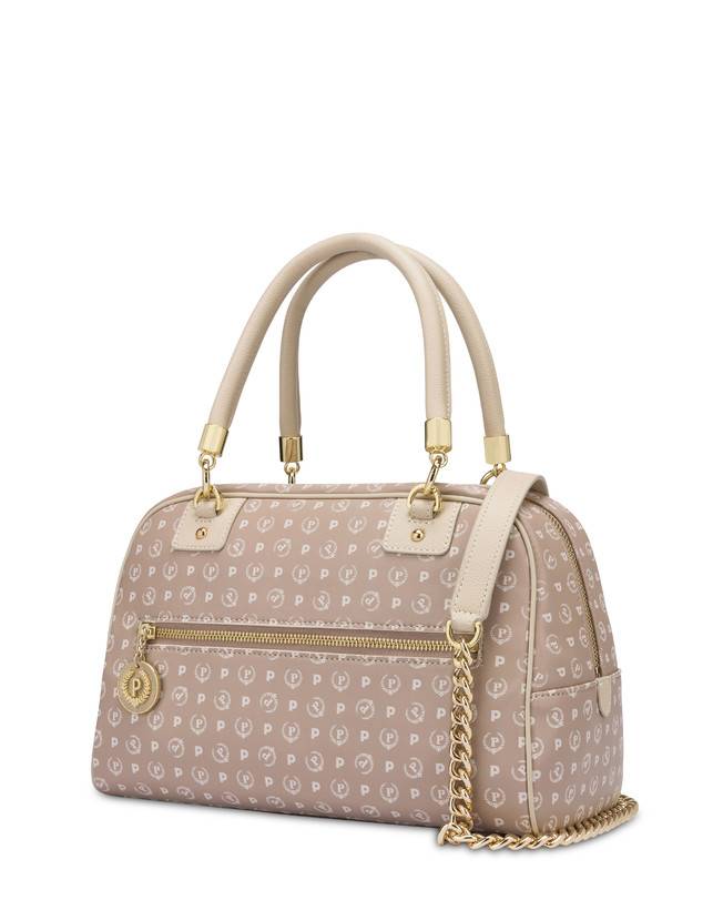Pollini Borsa Doppio Manico Heritage Soft Touch Beige/avorio Pezzi Unici