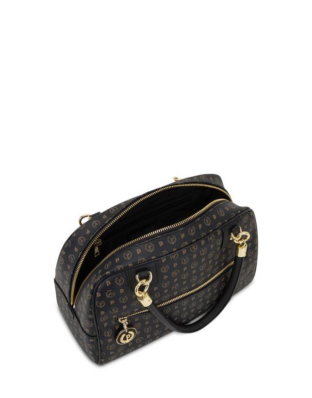 Pollini Bowling Bag Heritage Logo Classic Nero/nero Qualità Garantita