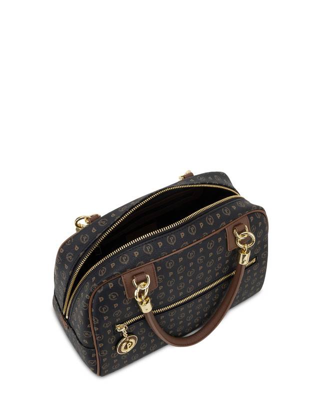 Pollini Bowling Bag Heritage Logo Classic Nero/marrone Acquista Ora