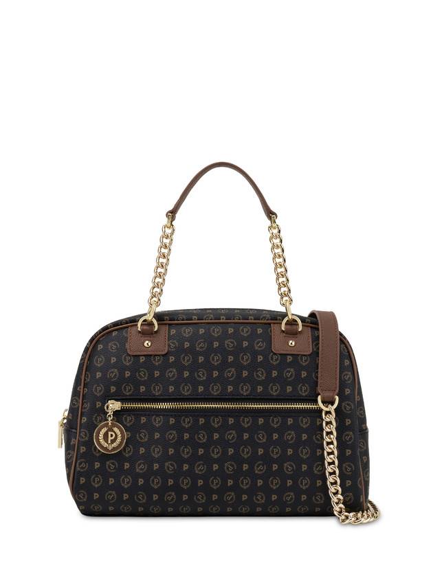 Pollini Bowling Bag Heritage Logo Classic Nero/marrone Acquista Ora