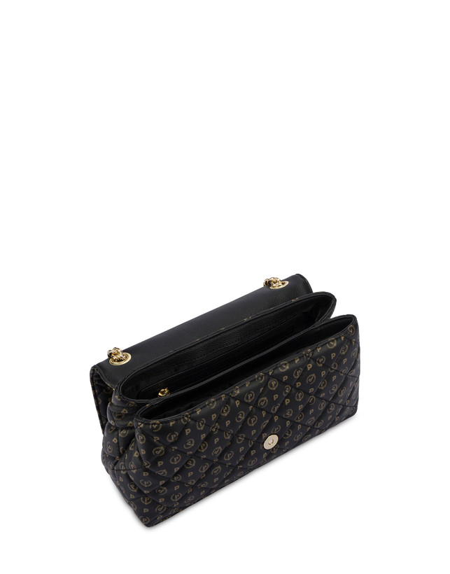 Pollini Borsa A Spalla Heritage Matelassé Nero/nero Affare Del Giorno