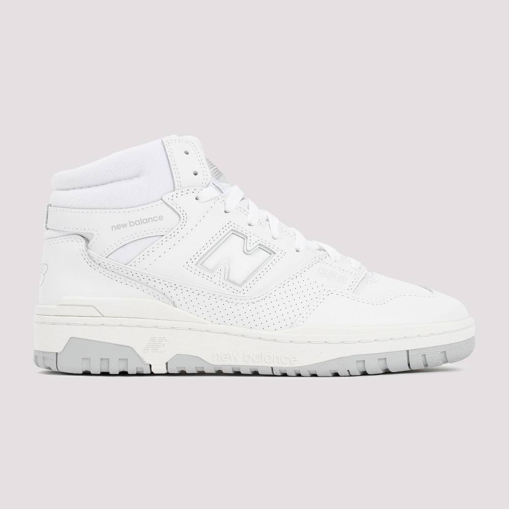 ﻿NEW BALANCE  Sneakers Alte Bianche in Pelle Uomo New Balance 650 I Più Venduti