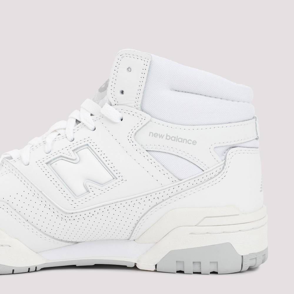 ﻿NEW BALANCE  Sneakers Alte Bianche in Pelle Uomo New Balance 650 I Più Venduti