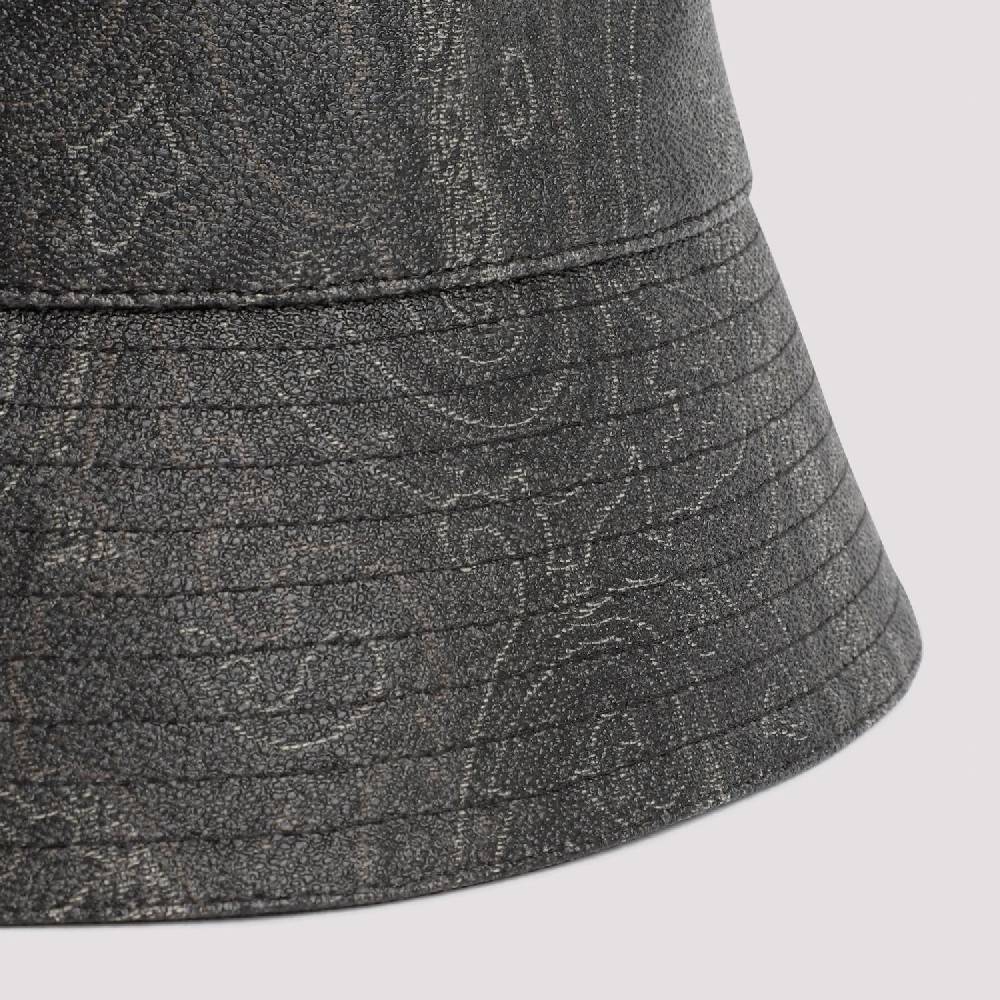 ETRO  Cappello Secchiello ETRO Paisley in Cotone - Nero Promozione Limitata