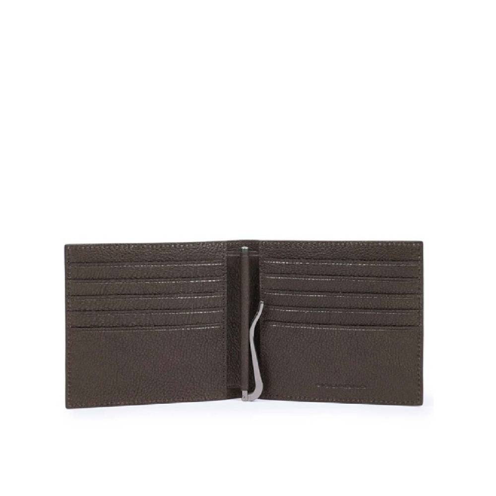 PIQUADRO  Portafoglio Uomo Pelle Marrone Scuro Piquadro Fino Al -60%