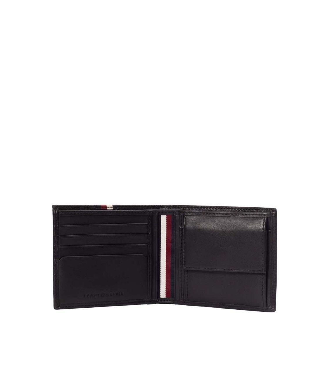TOMMY HILFIGER  Portafoglio Uomo Pelle Nera Tommy Hilfiger Online