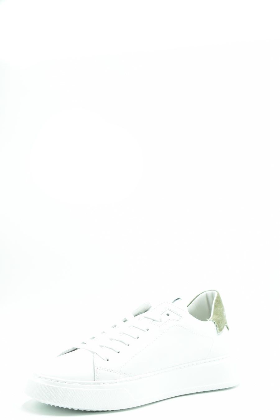 PHILIPPE MODEL  Sneakers in Pelle Bianca Uomo Philippe Model BTLUVCD2 Soddisfazione Garantita