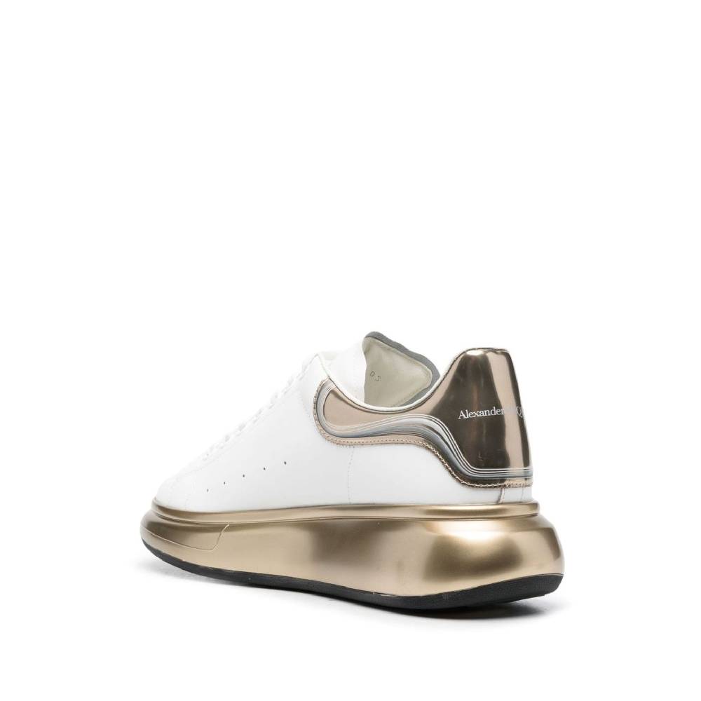 ALEXANDER MCQUEEN  Sneakers di Pelle Bianca Alexander McQueen Uomo Shopping Online