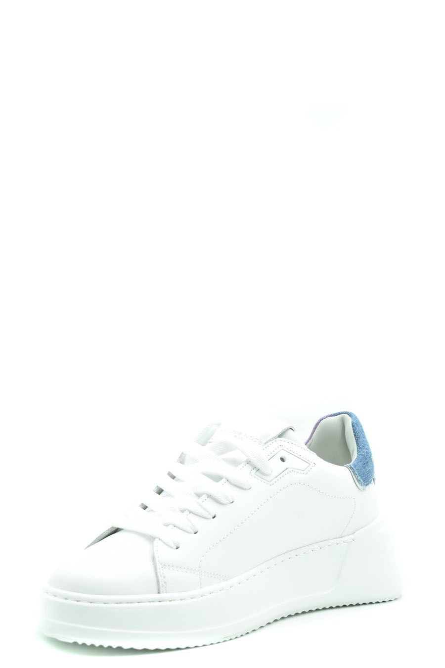 PHILIPPE MODEL  Sneakers Philippe Model da Donna in Pelle Bianca Sottocosto