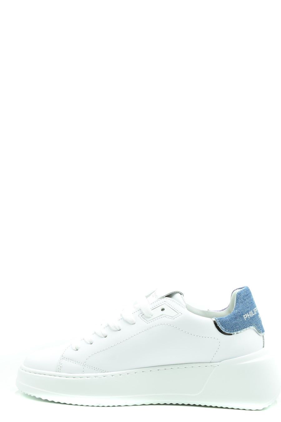PHILIPPE MODEL  Sneakers Philippe Model da Donna in Pelle Bianca Sottocosto