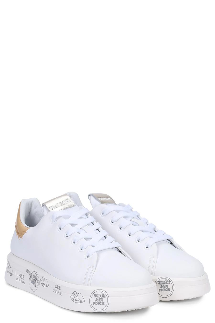 PREMIATA  Sneakers di Pelle Multicolore Premiata BELLEVAR6711 per Donne Convenienza
