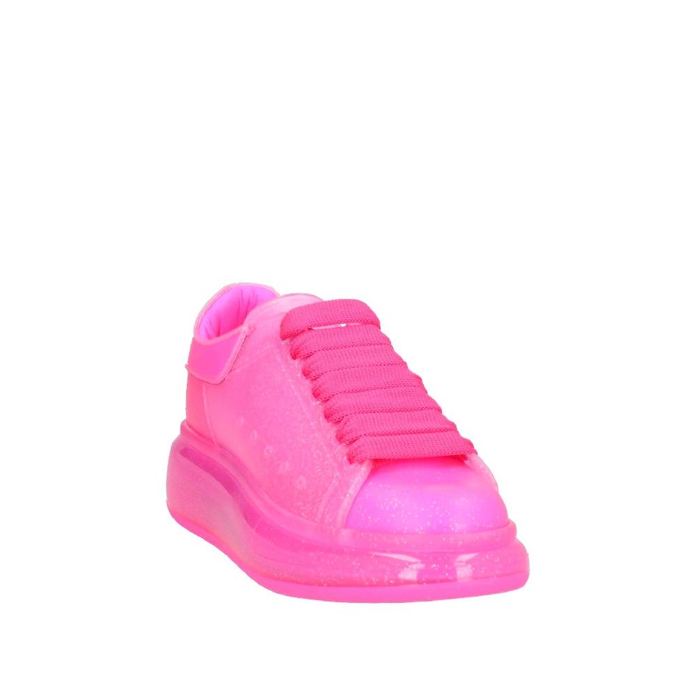 ALEXANDER MCQUEEN  Sneakers Oversize Glitter Rosa di Alexander McQueen In Vendita