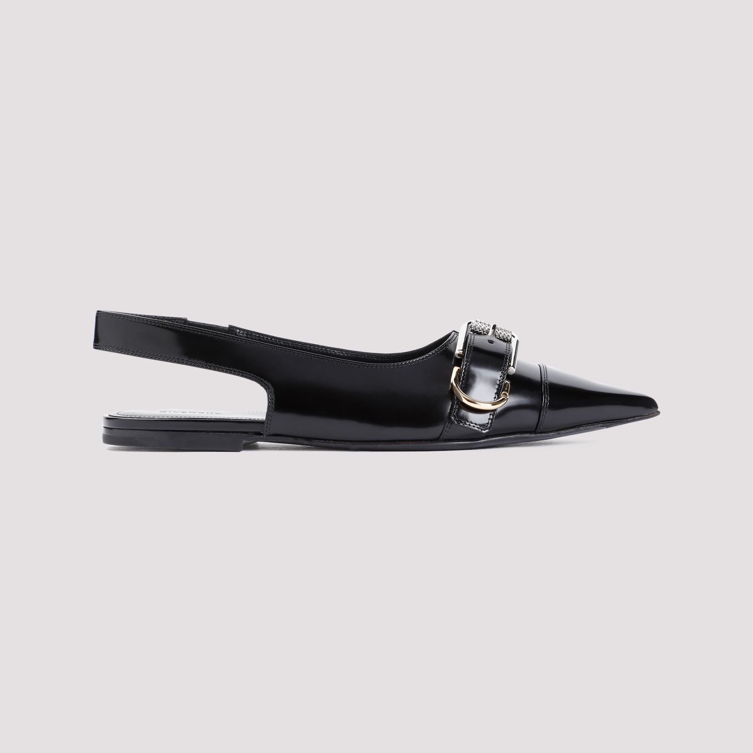 GIVENCHY  Ballerine Givenchy in Pelle di Vitello Nera Hotsell