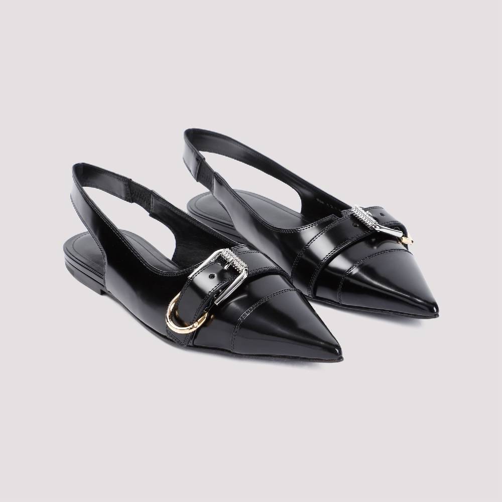 GIVENCHY  Ballerine Givenchy in Pelle di Vitello Nera Hotsell
