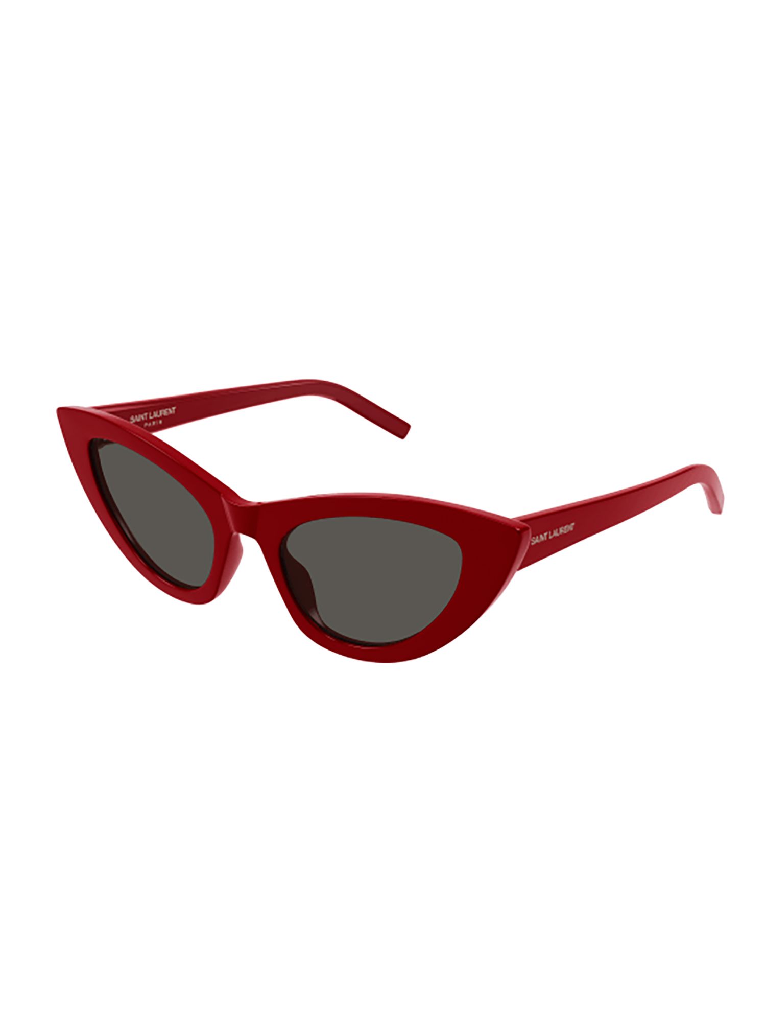 SAINT LAURENT  Occhiali da Sole Saint Laurent SL 213 Lily in Acetato Rosso - Donna Presa