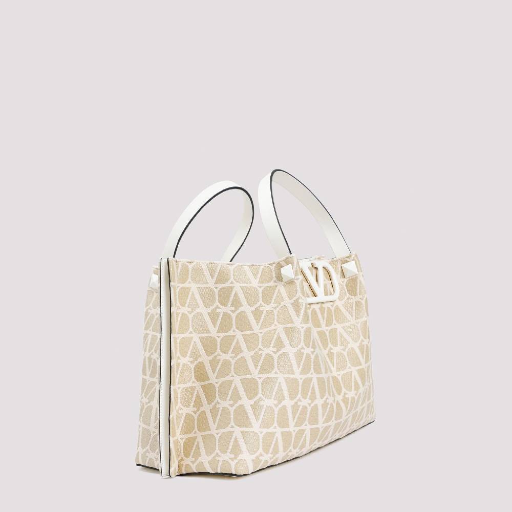VALENTINO GARAVANI  Tote Medium VLogo Firma Valentino Garavani Color Nudo Italia