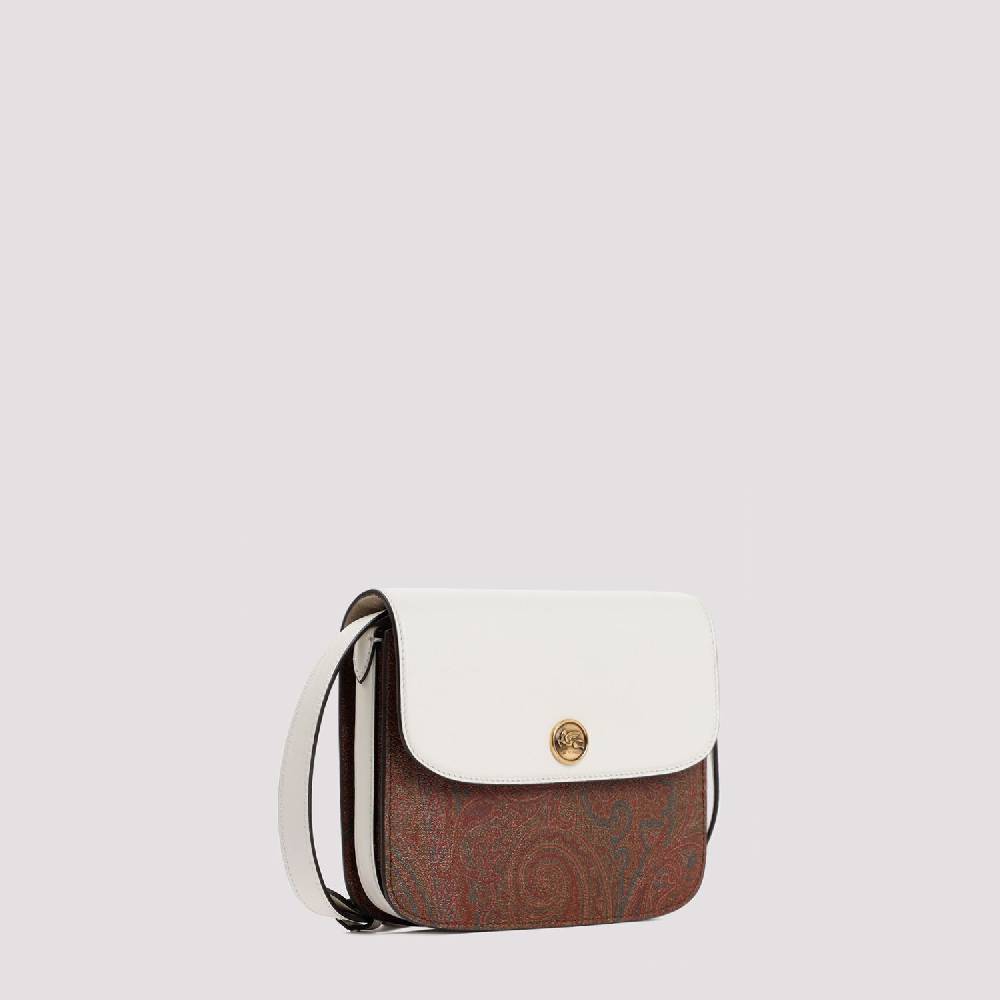 ETRO  Borsa Tracolla ETRO Paisley in Pelle Bianca Italy