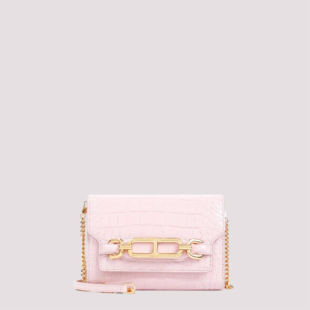 TOM FORD  Borsa da Donna in Pelle Coccodrillo Rosa Tom Ford Italia