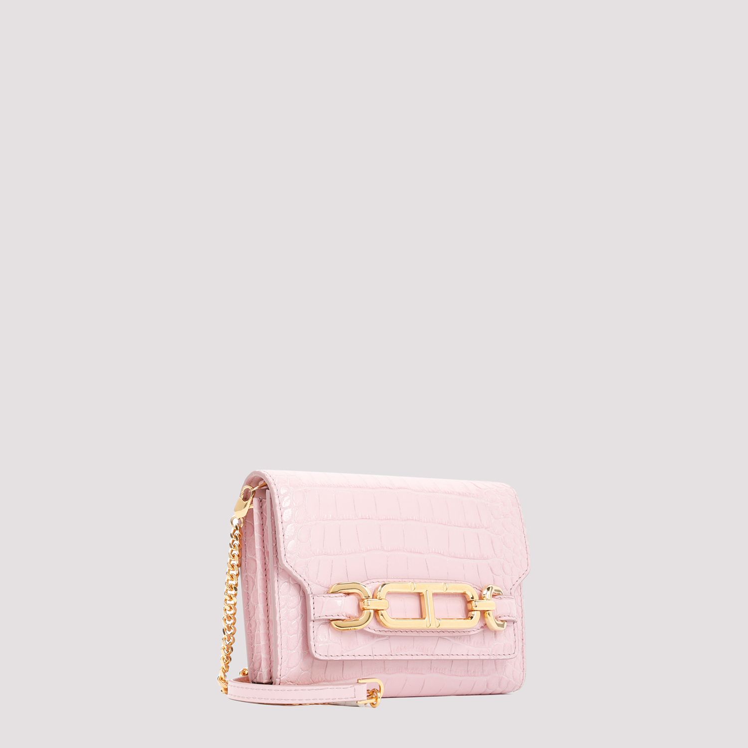 TOM FORD  Borsa da Donna in Pelle Coccodrillo Rosa Tom Ford Italia