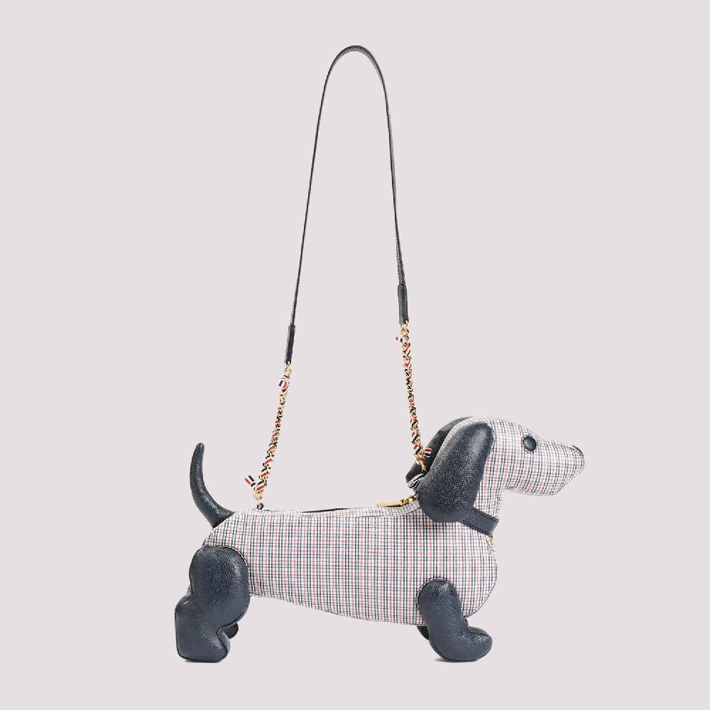 THOM BROWNE  Borsa a Mano Hector in Pelle Multicolore di Thom Browne Vendita