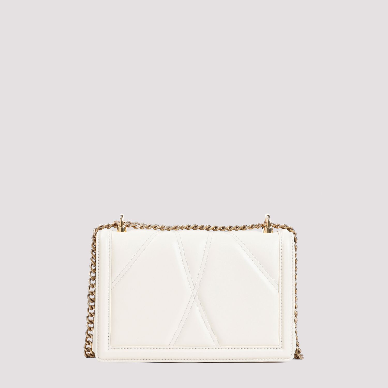 DOLCE & GABBANA  Borsa a Spalla Devotion Dolce & Gabbana in Pelle Color Nude Promozione