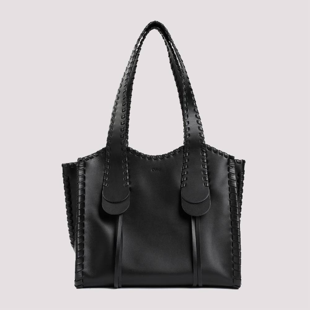 CHLOÉ  Borsa a Spalla Chloé Pelle di Vitello Nera 35x28x19cm Pezzi Unici