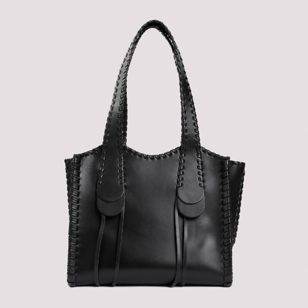 CHLOÉ  Borsa a Spalla Chloé Pelle di Vitello Nera 35x28x19cm Pezzi Unici
