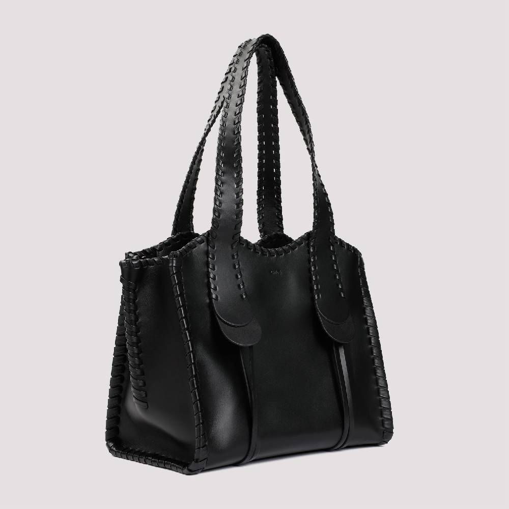 CHLOÉ  Borsa a Spalla Chloé Pelle di Vitello Nera 35x28x19cm Pezzi Unici