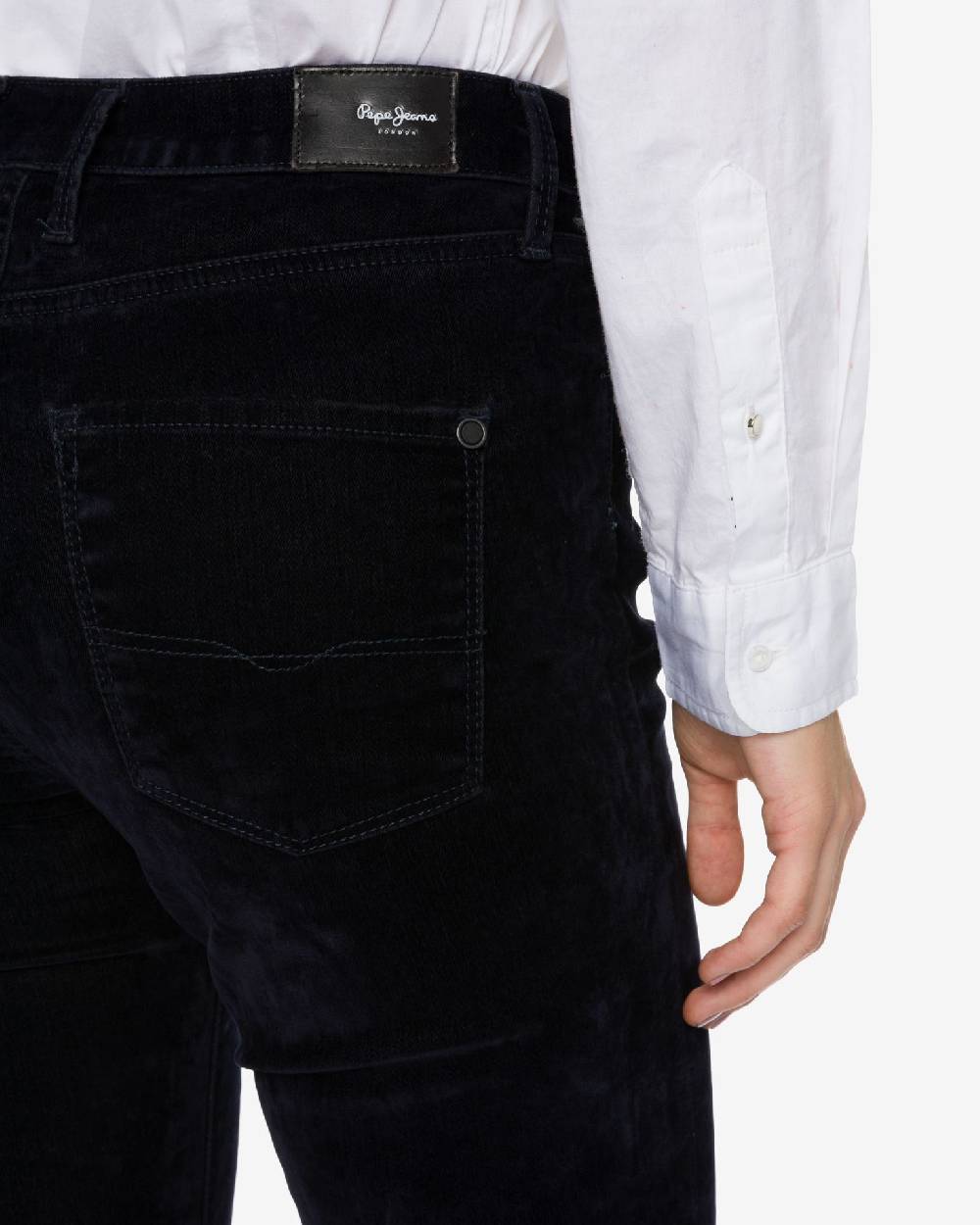 PEPE JEANS  Pantaloni di Cotone Blu da Donna Pepe Jeans Shopping Online