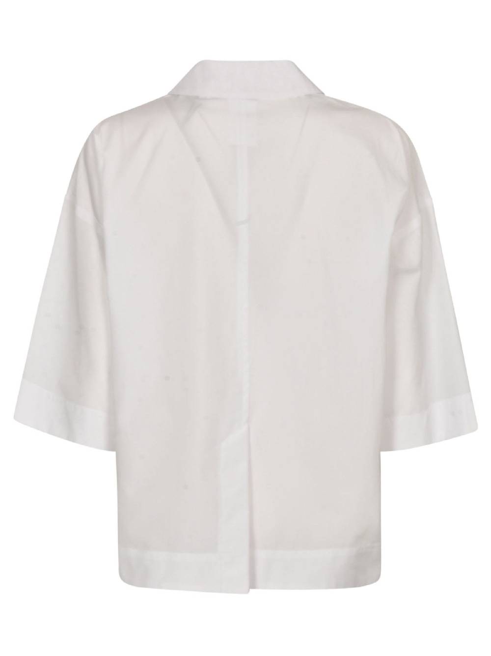 SPORTMAX  Camicia Bianca in Cotone con Dettagli Cristallo Sportmax - Abbigliamento Donna Convenienza