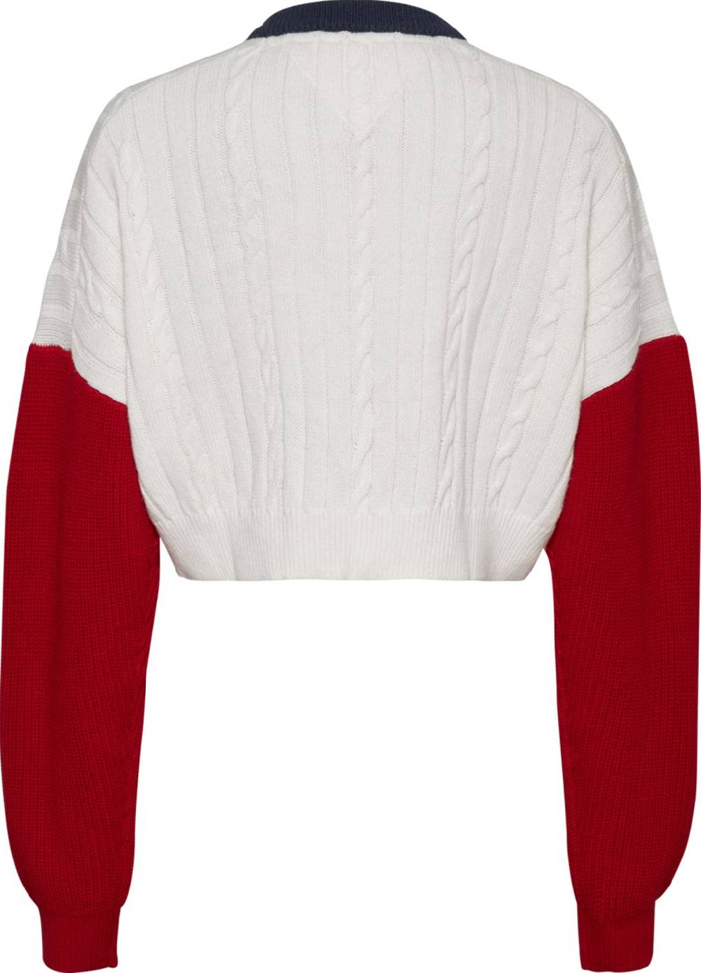 TOMMY JEANS  Felpa di Cotone Bianca Tommy Jeans Donna Offerta