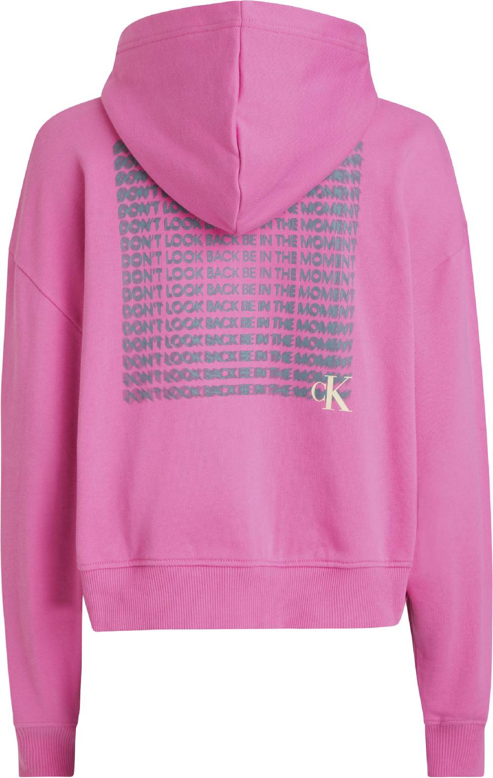 CALVIN KLEIN  Felpa con Cappuccio in Cotone Fucsia Calvin Klein - Abbigliamento Donna Economico