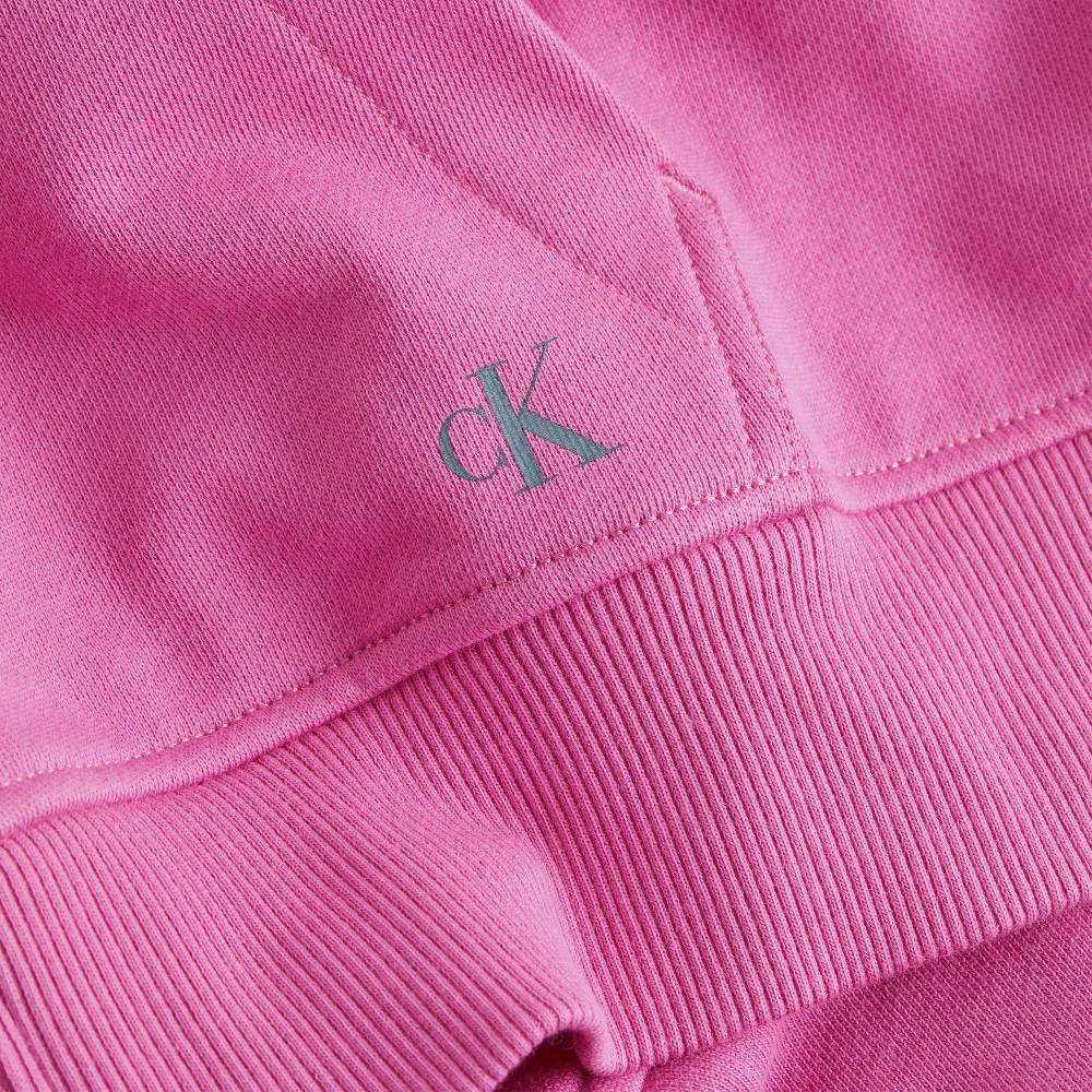CALVIN KLEIN  Felpa con Cappuccio in Cotone Fucsia Calvin Klein - Abbigliamento Donna Economico