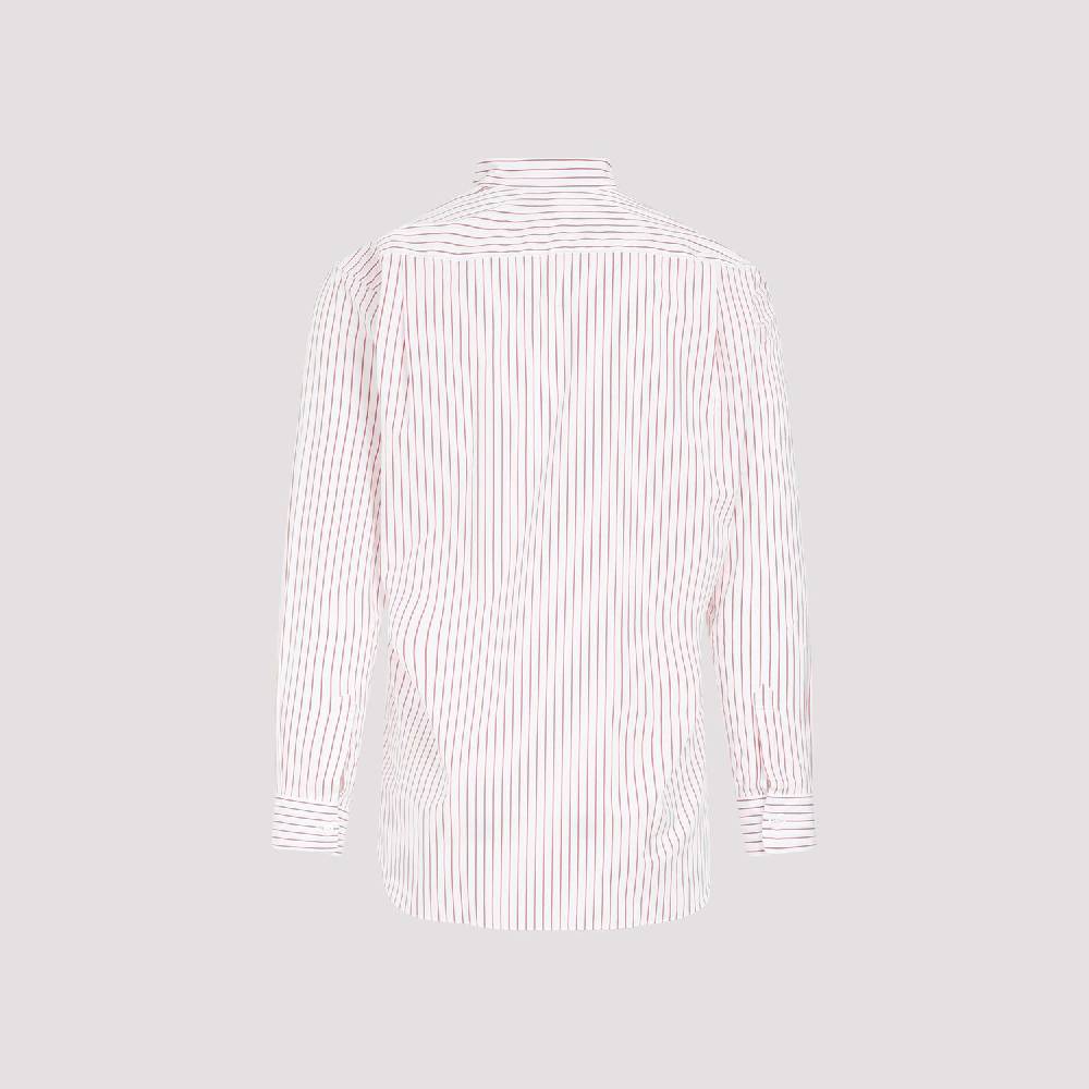 COMME DES GARÇONS SHIRT  Camicia a Righe Rosse Comme Des Garçons in Cotone - Uomo Vendita Calda