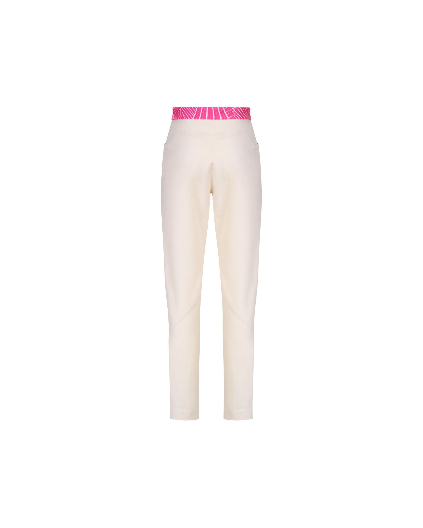 TAKATURNA  Pantaloni Cinetici Unisex Beige Chiaro e Rosa Reckless Gamba Dritta - TAKATURNA Italia