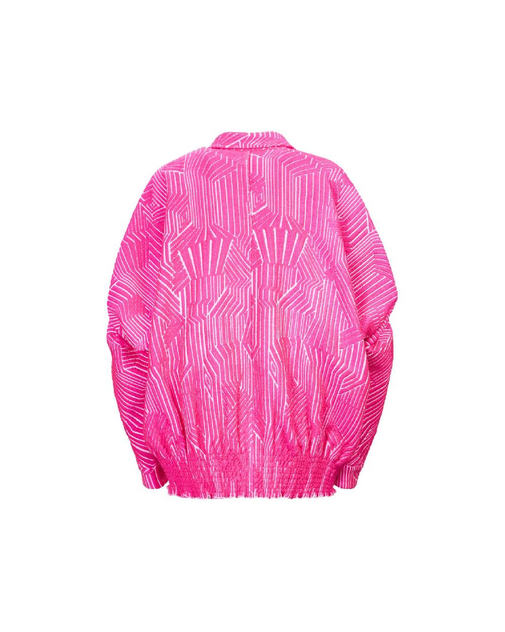 TAKATURNA  Giacca Cinetica Unisex Rosa Impetuoso & Bianco di TAKATURNA 2025