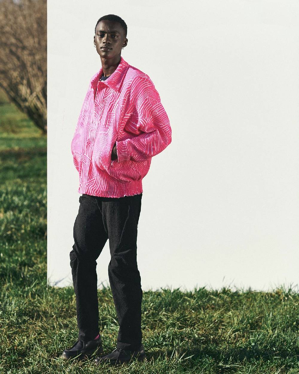 TAKATURNA  Giacca Cinetica Unisex Rosa Impetuoso & Bianco di TAKATURNA 2025