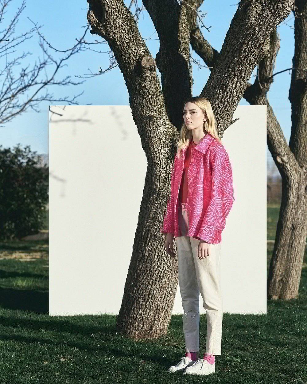 TAKATURNA  Giacca Cinetica Unisex Rosa Impetuoso & Bianco di TAKATURNA 2025