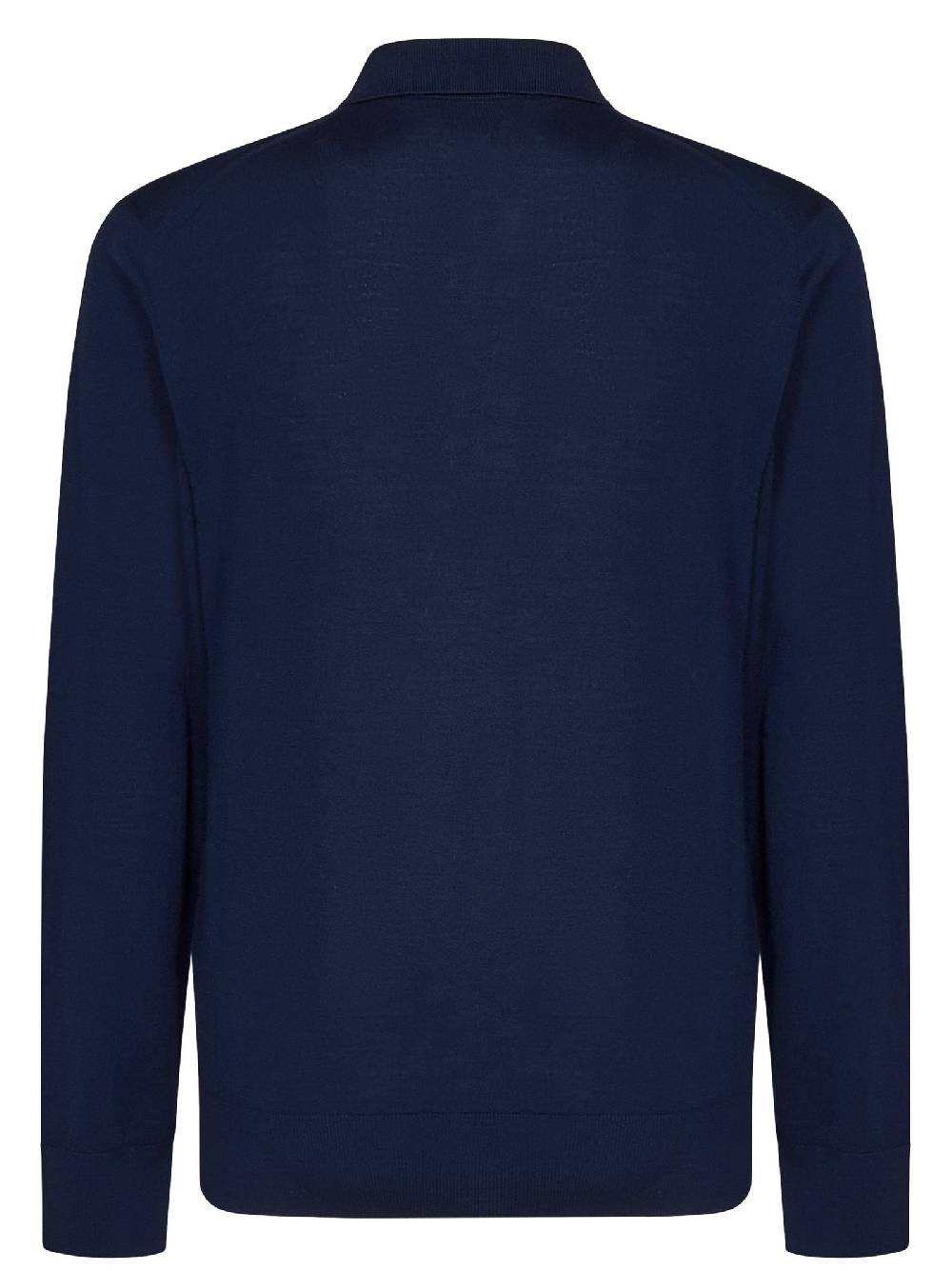 SEASE  Polo Uomo SEASE in Lana Vergine Blu Navy Qualità