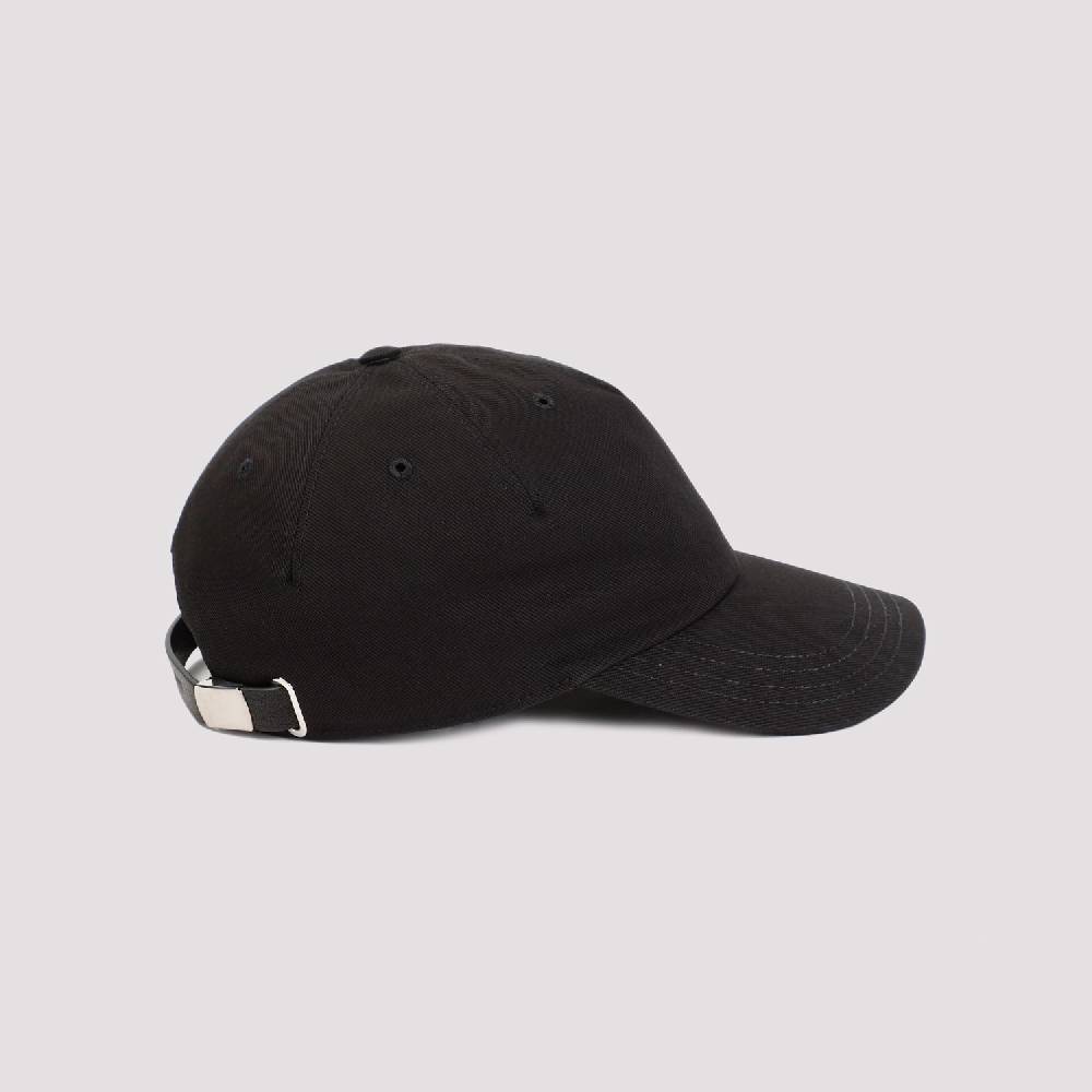 ALEXANDER MCQUEEN  Cappellino in Cotone con Logo Ricamato Alexander McQueen - Nero Acquista Ora