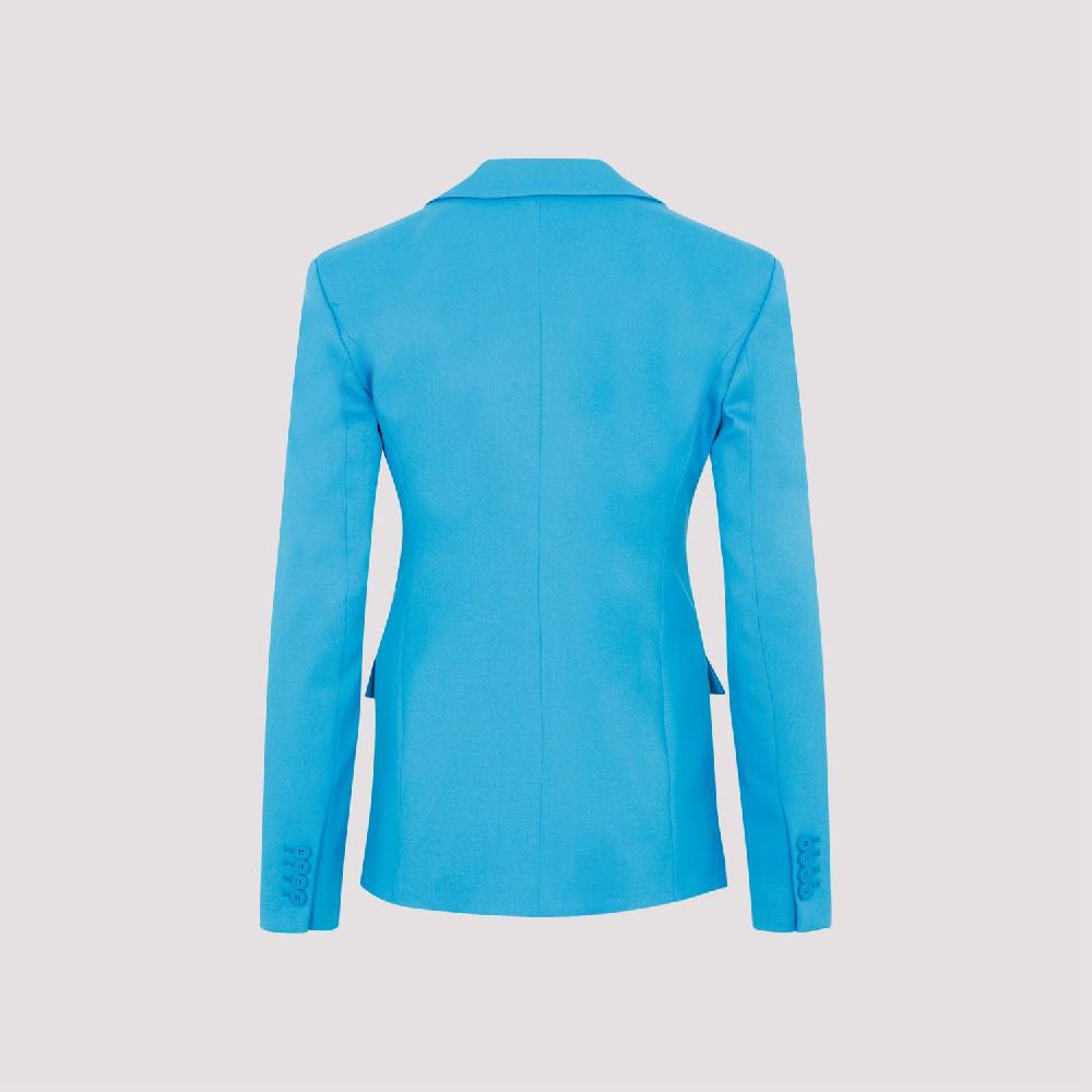 ATTICO  Blazer Blu Capri in Misto Lana da Donna Attico Consegna Veloce